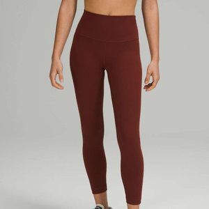 Lululemon Wunder Train HR Tight 25" - Size 20 ~ Date Brown - NWT